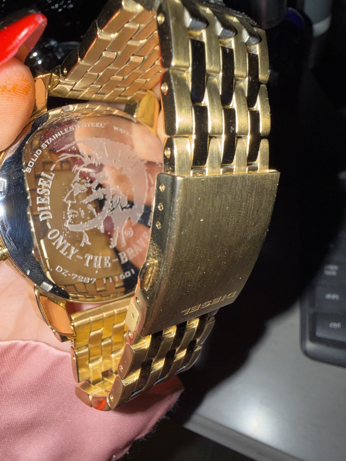 Gold Diesel Watch (DZ7287)