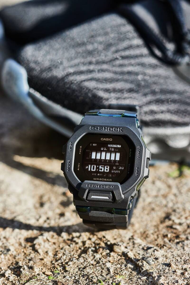 CASIO G SHOCK G SQUAD Smartphone Link Bluetooth Communication GBD 200UU 1 Black