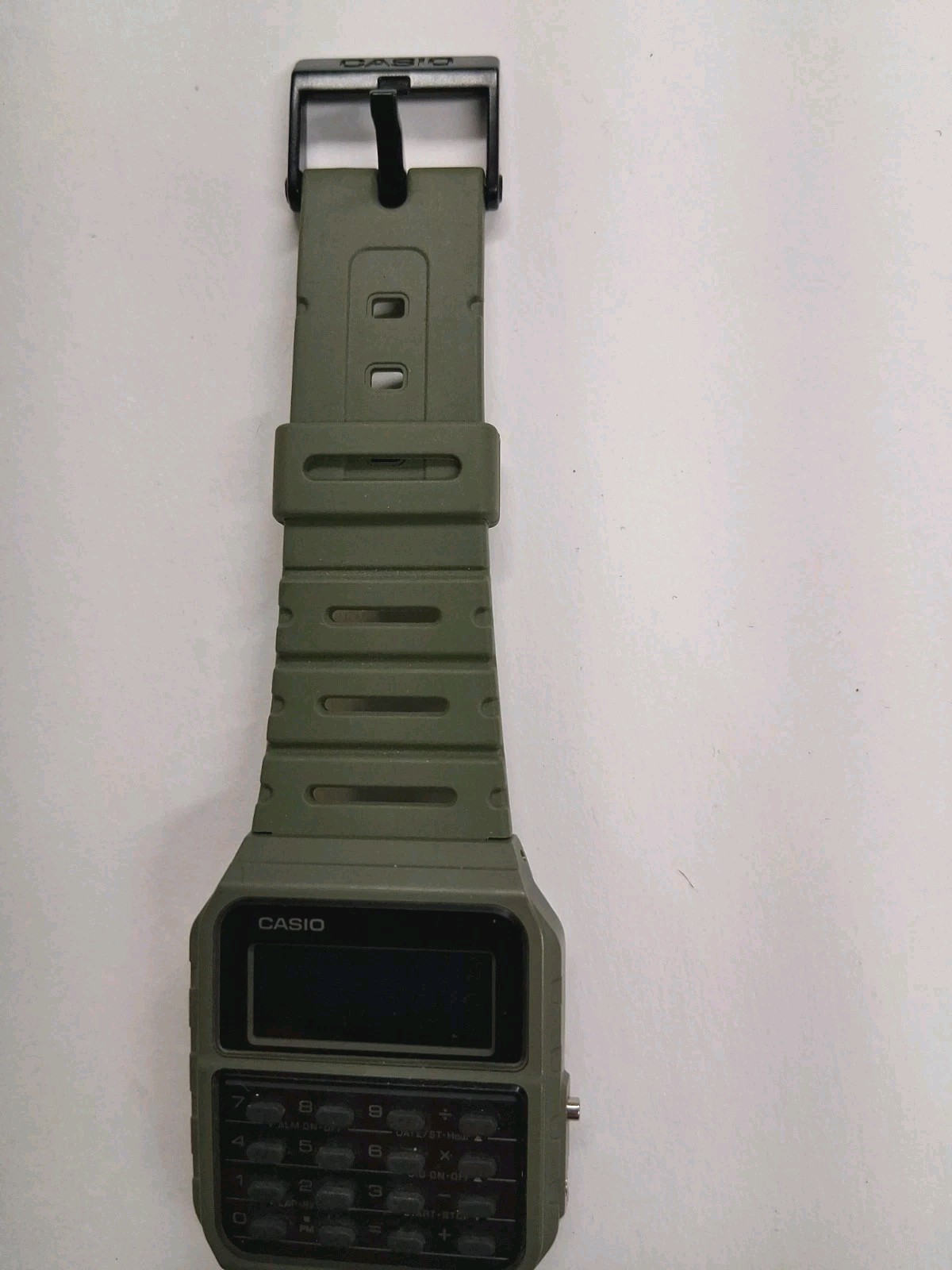 Casio Databank Calculator Men’s Olive Green Watch – CA-53WF-3B