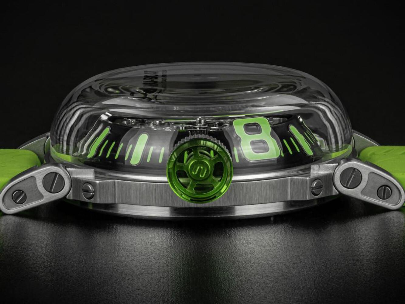 U-Boat U-65 Automatic Watch, Stainless Steel 316L, 44 mm, Green, 3344