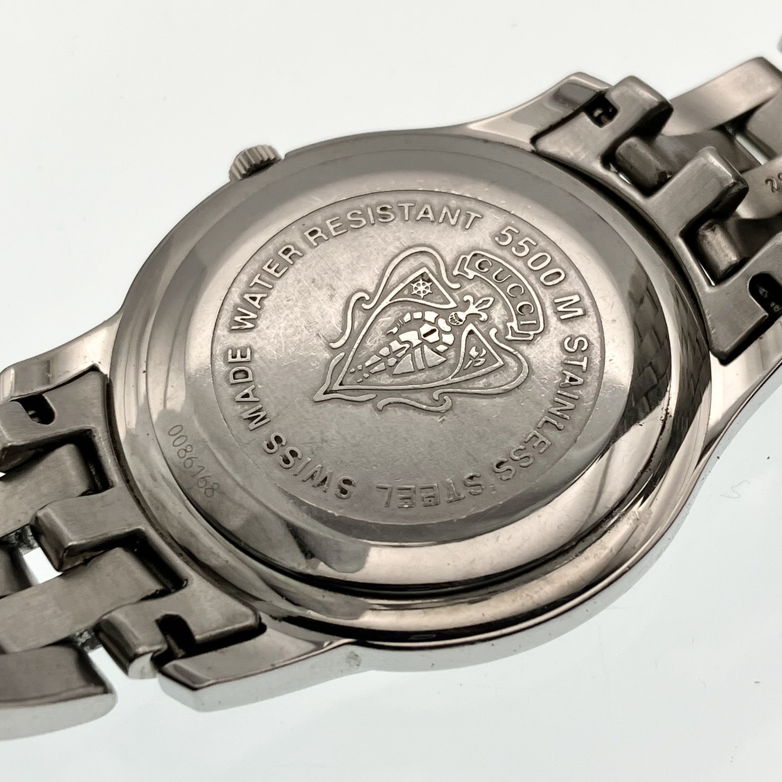 Gucci G-Class Date 5500M Quartz Silver Dial