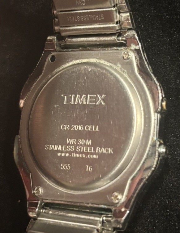 Timex T78587, Men’s Digital Silvertone Expansion Band Watch, Indiglo