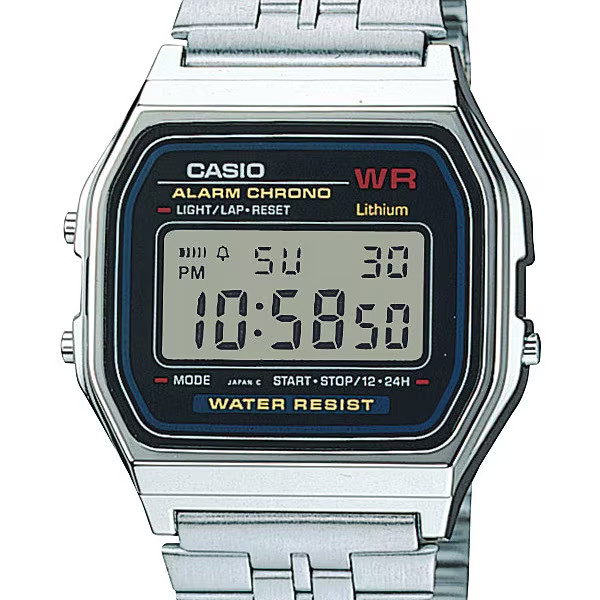 CASIO Collection A159WA-N1JH Men’s Digital Watch Resin Black Dial MADE IN JAPAN