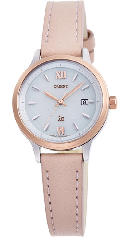 Orient Watch Quartz Solar-Powered Ladys An Elegant Rose Gold and Pink Strap