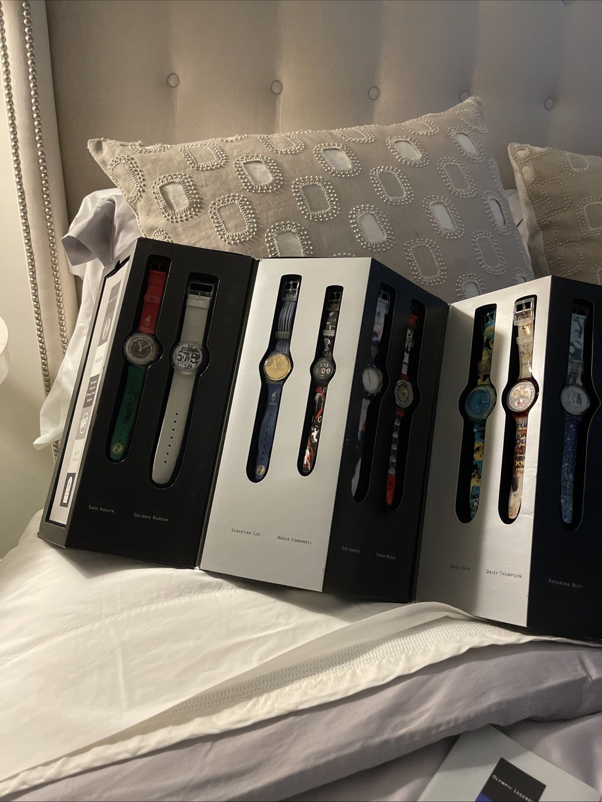 Olympic Legends Swatch Watch Box Set 10 WATCHES