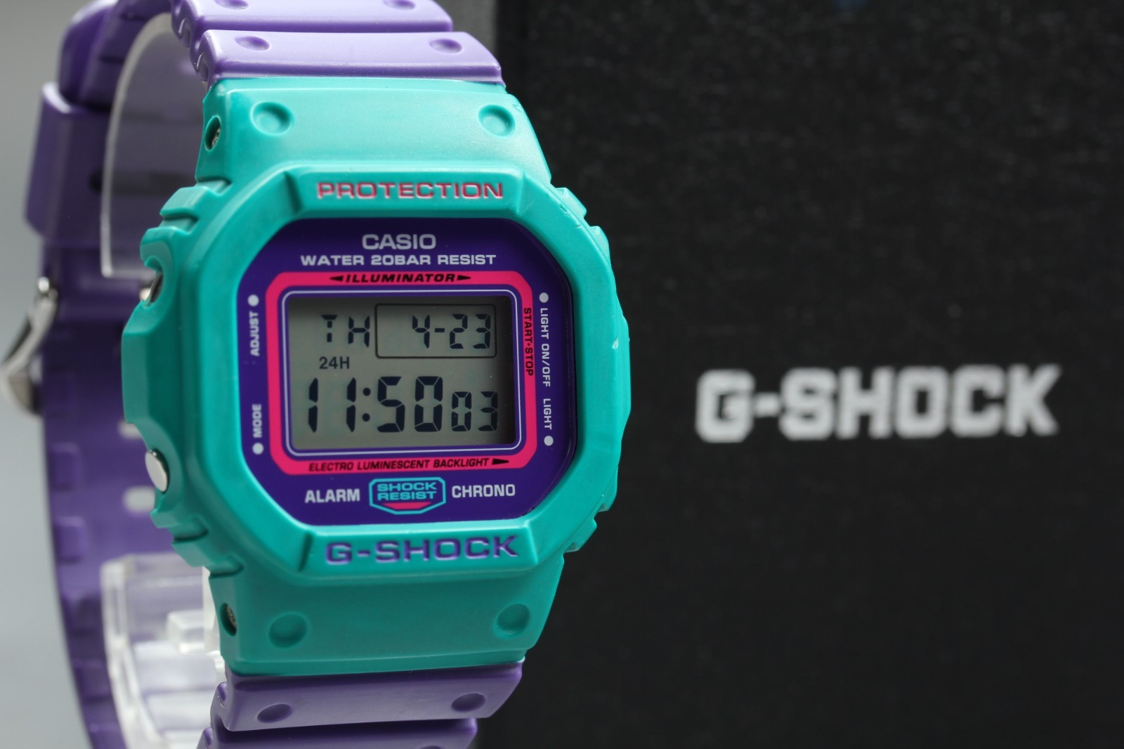 [NEAR MINT] CASIO G-SHOCK DW-5600TB Throwback Colors Digital Mens Watch JAPAN