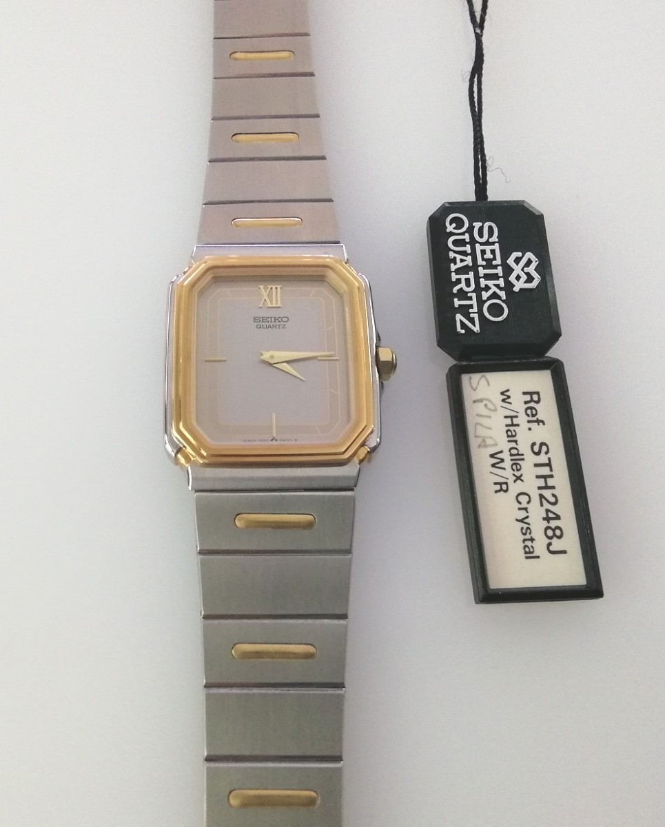 Seiko Women Quartz Vintage 1983 Bicolor New From Store 7320-5550