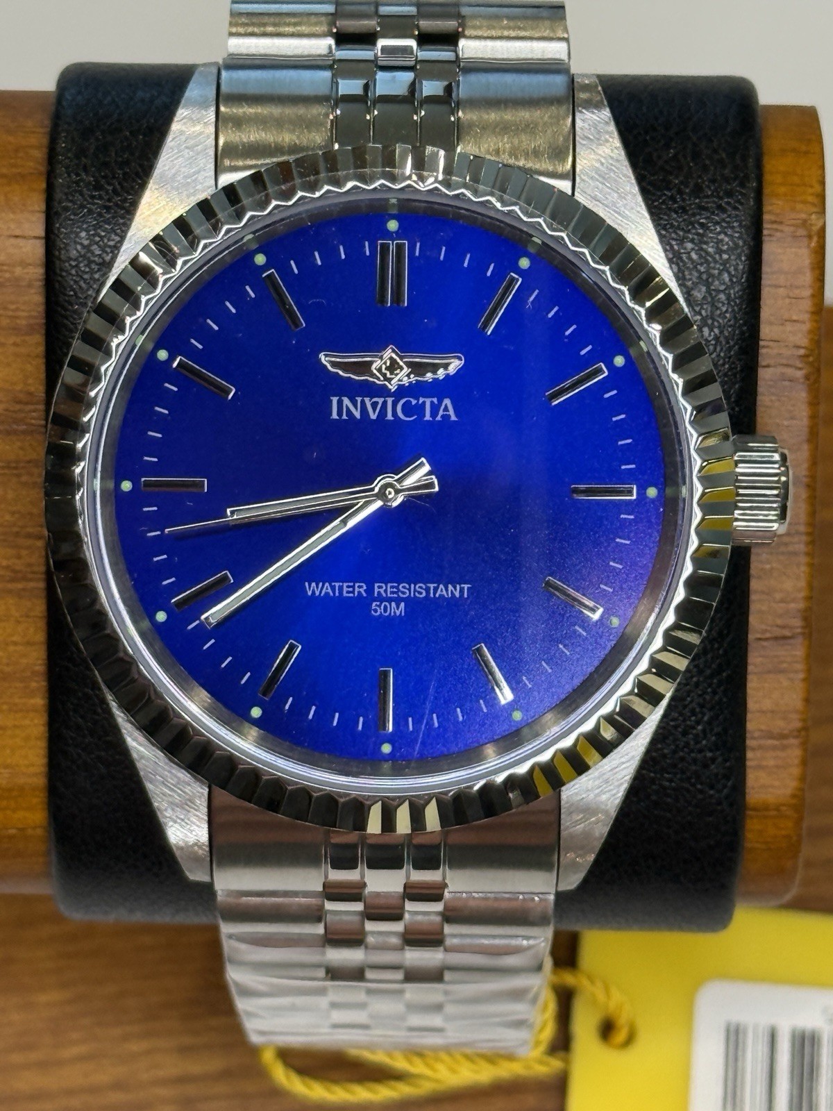 Invicta Specialty Men’s Watch Blue Dial 43mm With Silver Band 29375 NEW Warrenty