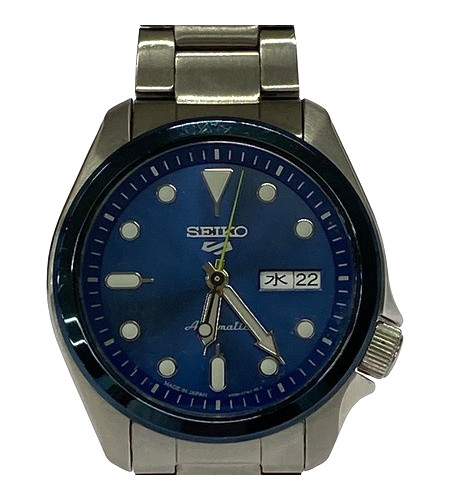Seiko 5 Sports 4R36-08M0 Limited Edition JP Collection Blue Automatic Mens Watch