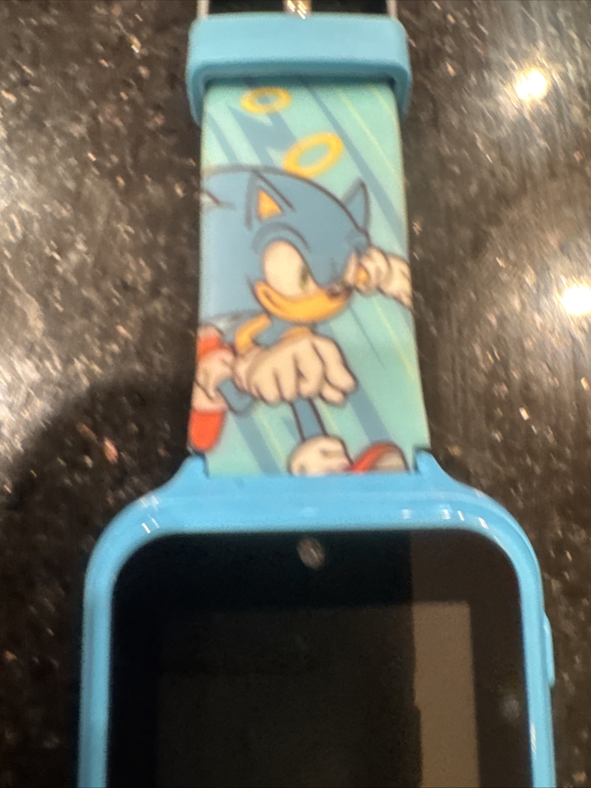 Sega Sonic The Hedgehog Interactive Kid’s Watch Blue Accutime Camera Games Video