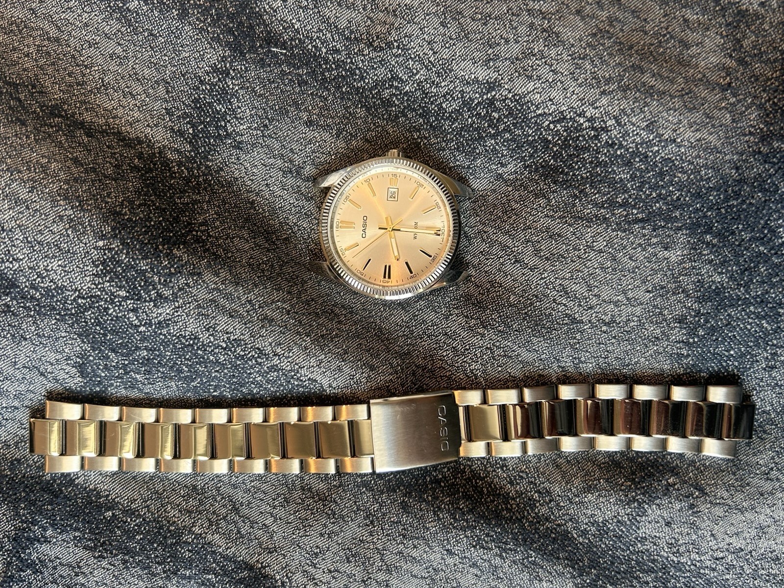Casio MTP1302 Silver/White Dial Men’s Watch