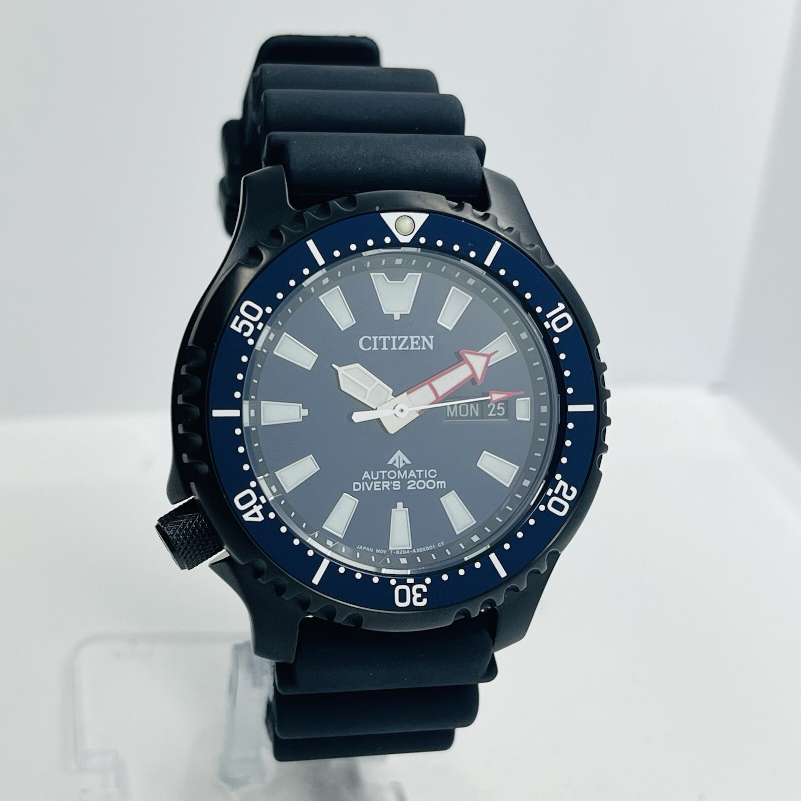 Citizen Promaster Men’s Automatic Diver Black Steel 45mm 20ATM Watch NY0158-09L