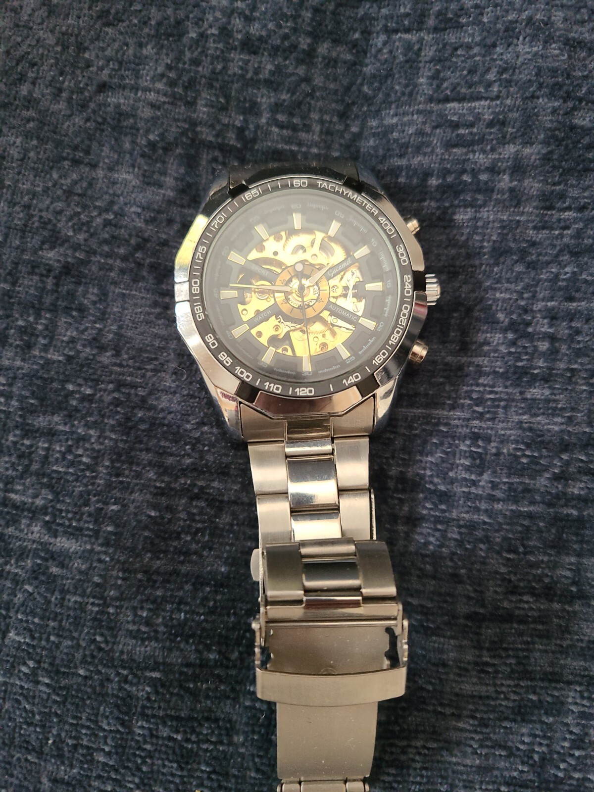 Skeleton Watch Men’s Automatic – see pics and videos in description