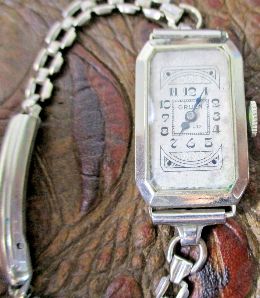 Gruen Guild 15J 14K GF SWISS vintage ladys watch circa 1926 NOT TESTED