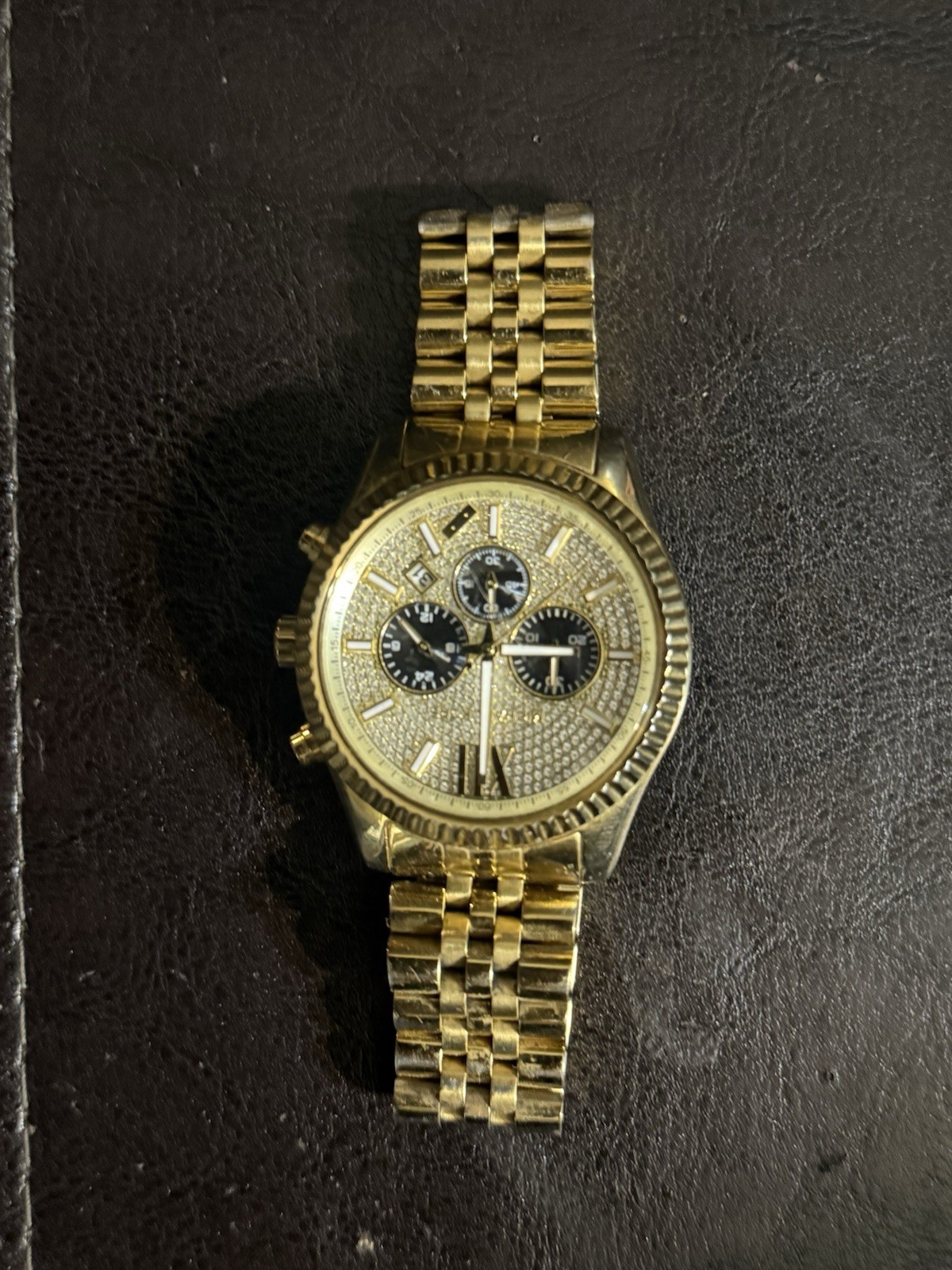 Michael Kors Lexington MK8494 Unisex Wristwatch Gold Tone, 44mm, Stainless Steel