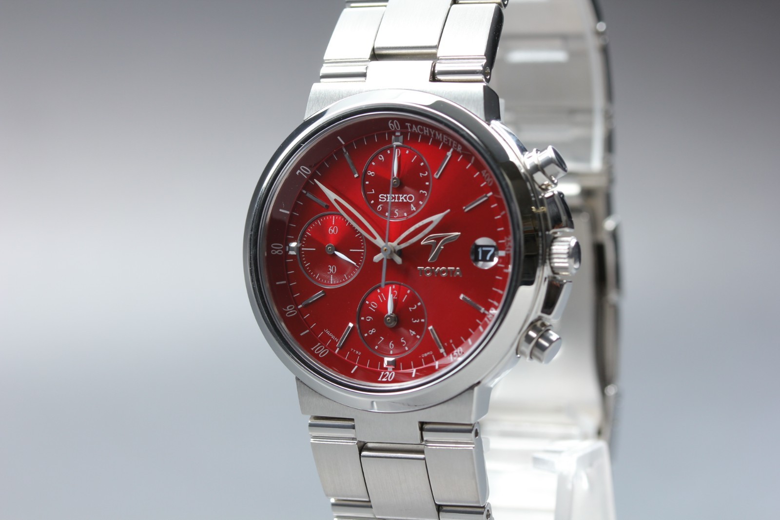 [Near MINT+++] SEIKO x TOYOTA 7T92-0AA0 F1 Chronograph Quartz Men’s Japan #3590