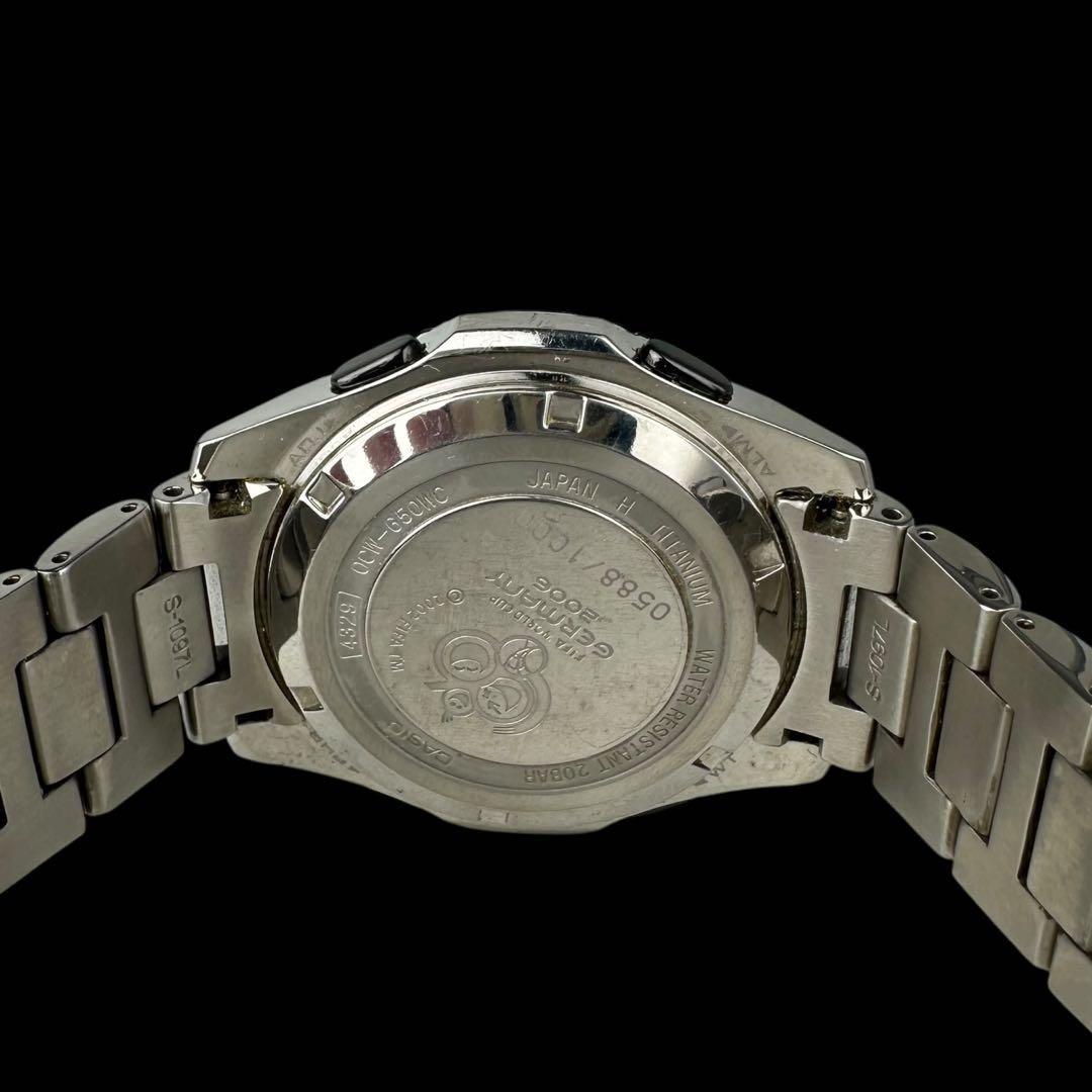CASIO OCW-650WC Oceanus Cachalot Titanium Solar Radio Wave Chronograph Men’s Wat