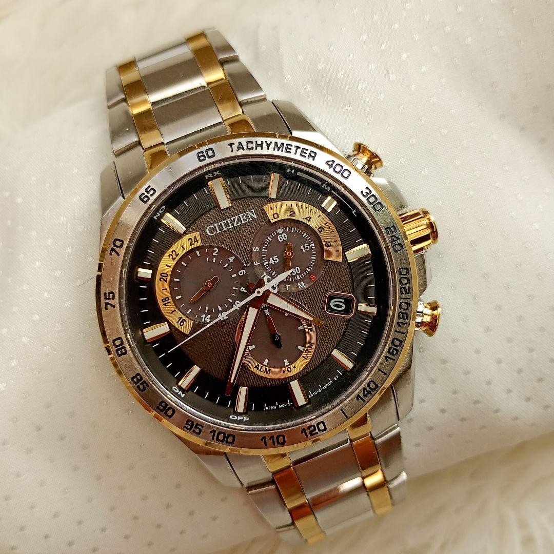 Citizen E610-S104840 Eco-Drive Radio Chronograph Watch