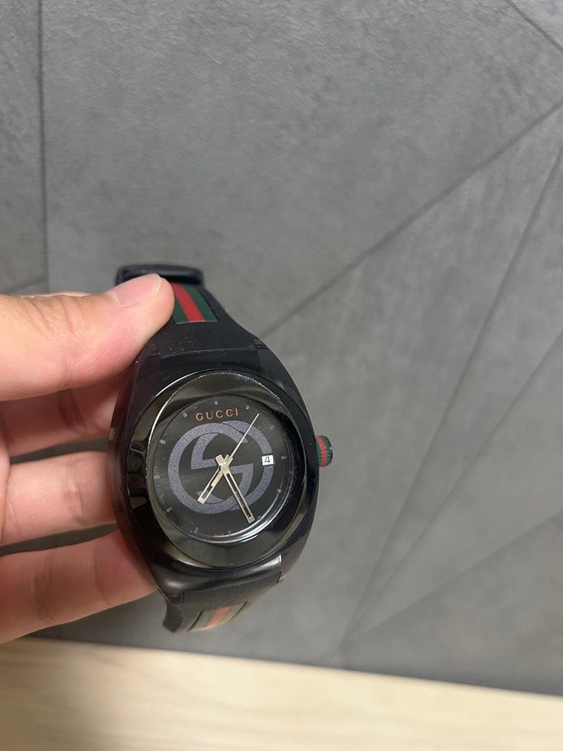 GUCCI Sync Watch YA137107A Stainless Steel From Japan