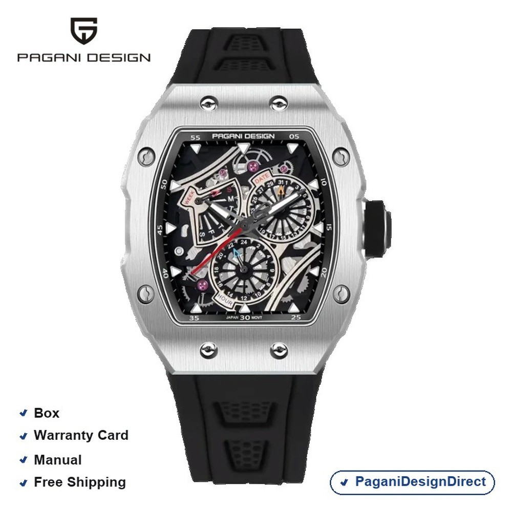 Pagani Design PD-YS012 Black Stainless Steel Automatic Men’s Watch