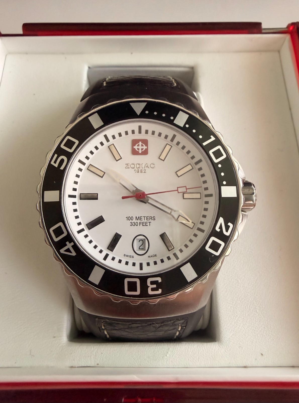 Zodiac Sea Ghost Men’s Watch ZO2403 NOS With New Battery