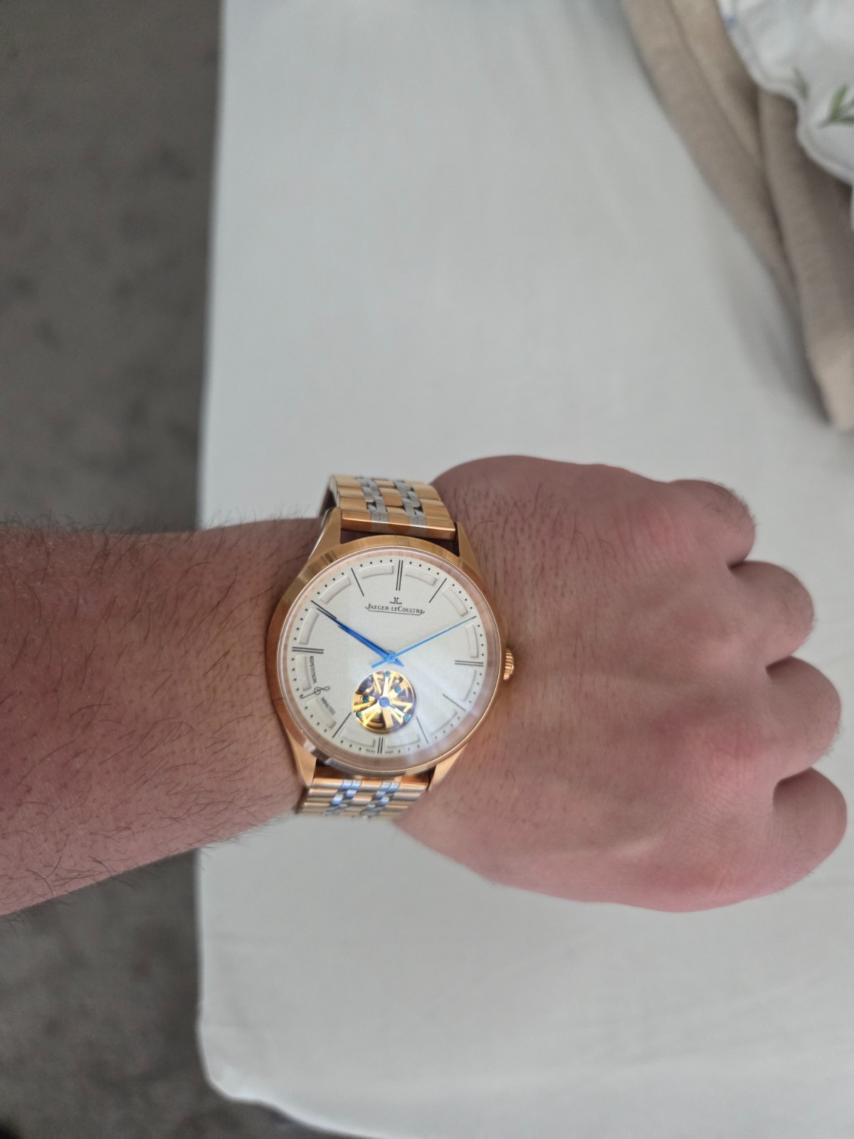 Automatic Open Heart Wristwatch Two-Tone Bracelet – Jaeger-LeCoultre