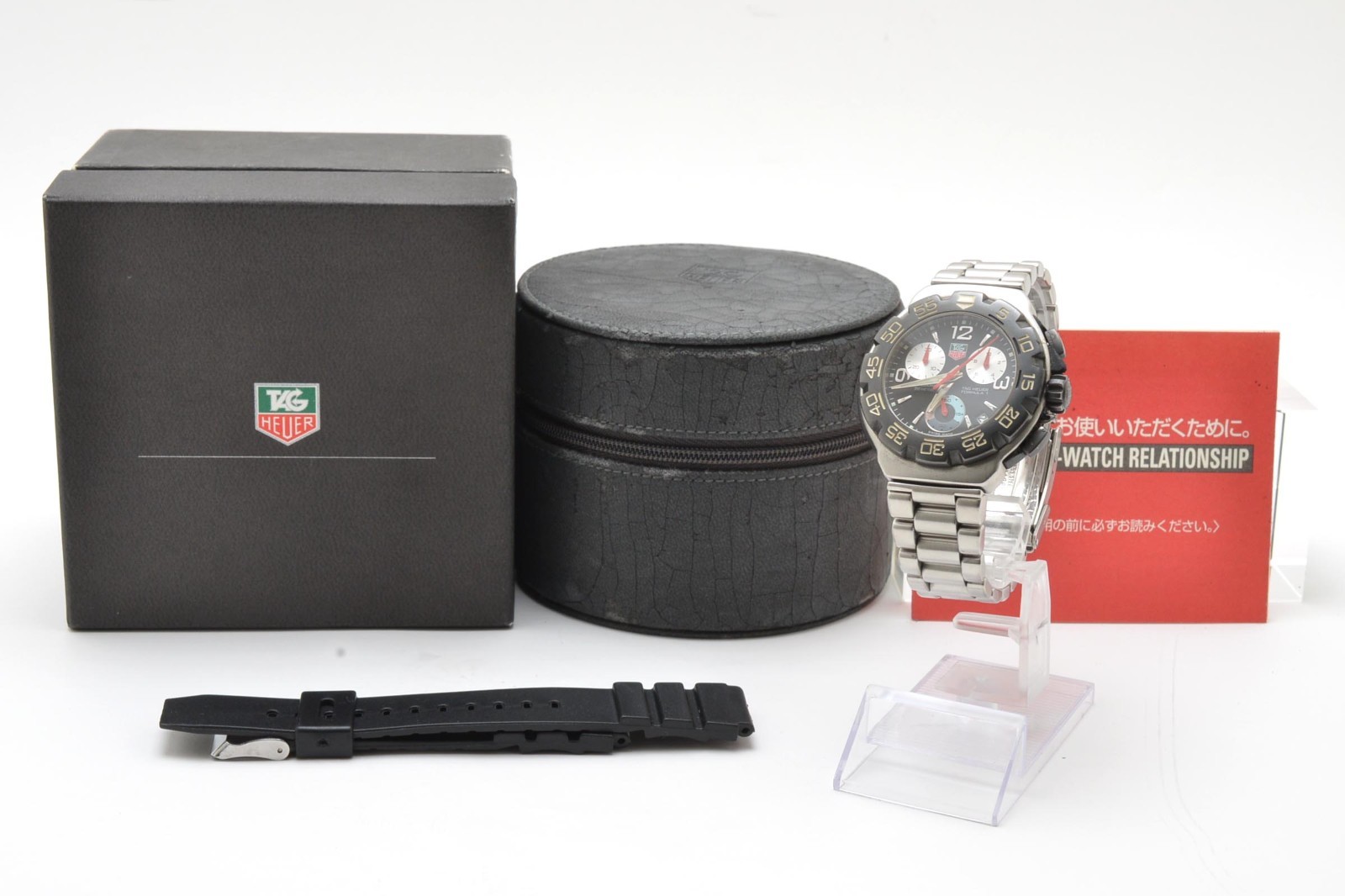 [Near Mint] TAG Heuer Formula 1 CAC1110-0 Chronograph Black Quartz Men’s Watch