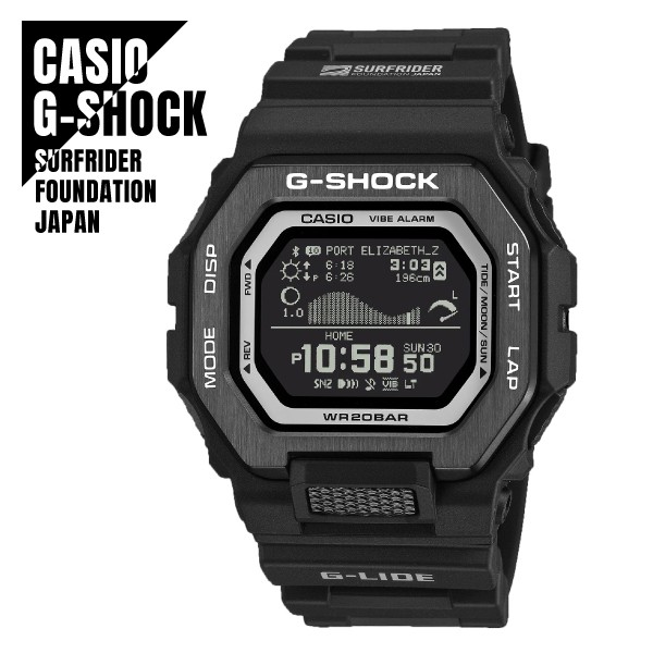 CASIO G SHOCK G LIDE SURFRIDER FOUNDATION JAPAN Collaboration Bluetooth Equipped