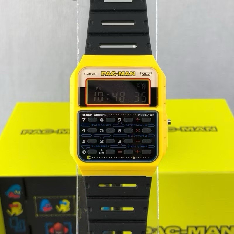 Casio 50th Anniversary X PAC-MAN 45th Anniversary Limited CA-53WPC-1B