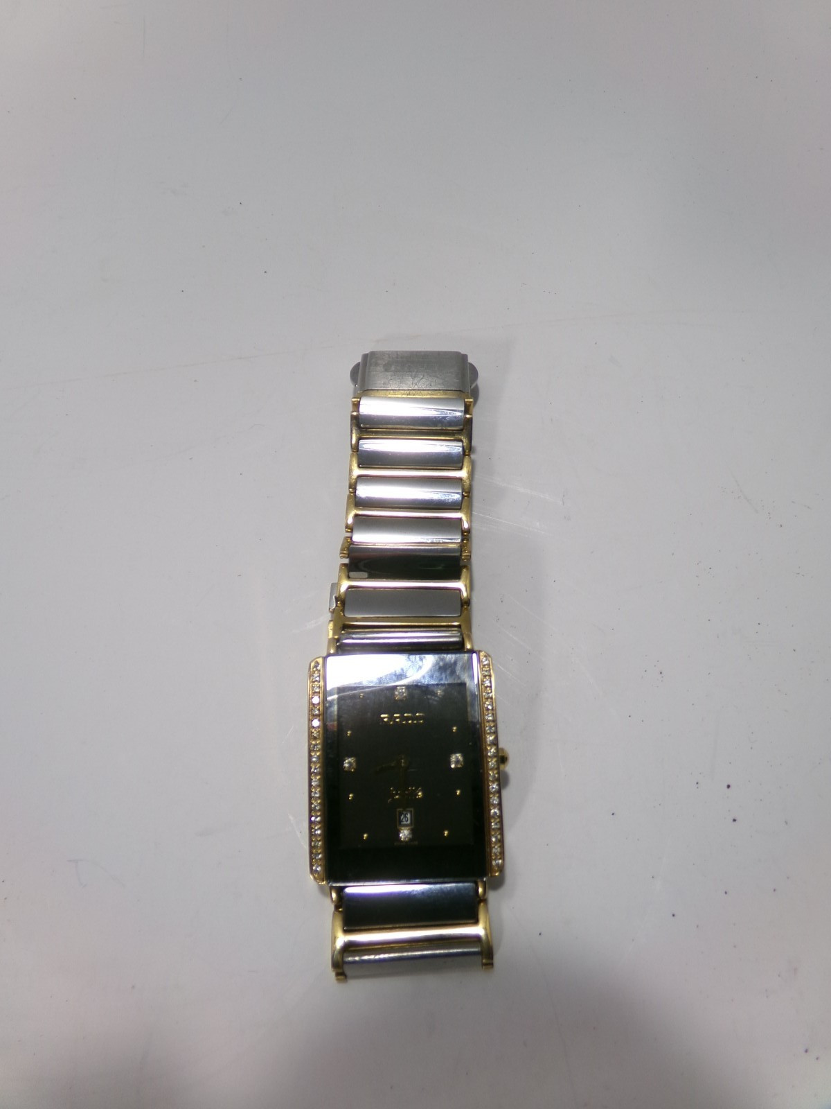 Rado Jubile Diamond Watch Black Ceramic Gold Swiss Tungsten Steel Band No. 317
