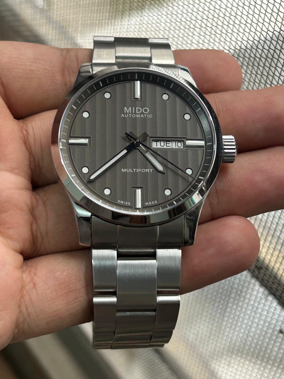 Mido Multifort Dark Gray Dial Automatic Swiss Men’s Watch, Cal-2846 ,25 Jewels