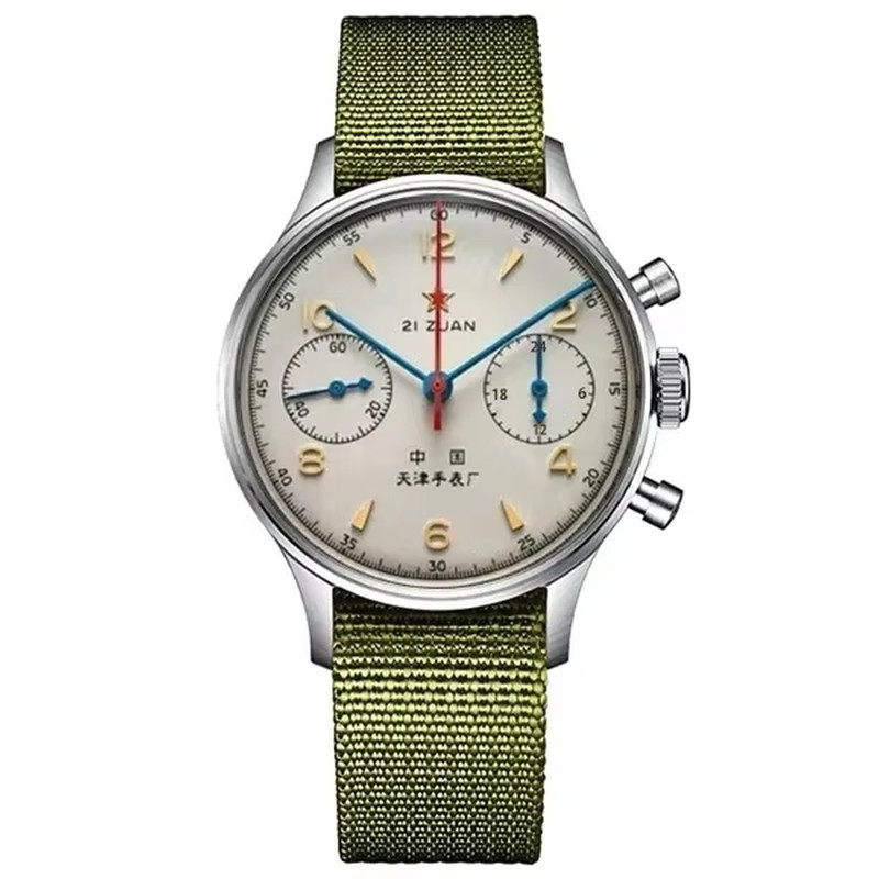 Men’S Watches 1963 Pilot Automatic Watch 42Mm Waterproof Retro Quartz Chronograp
