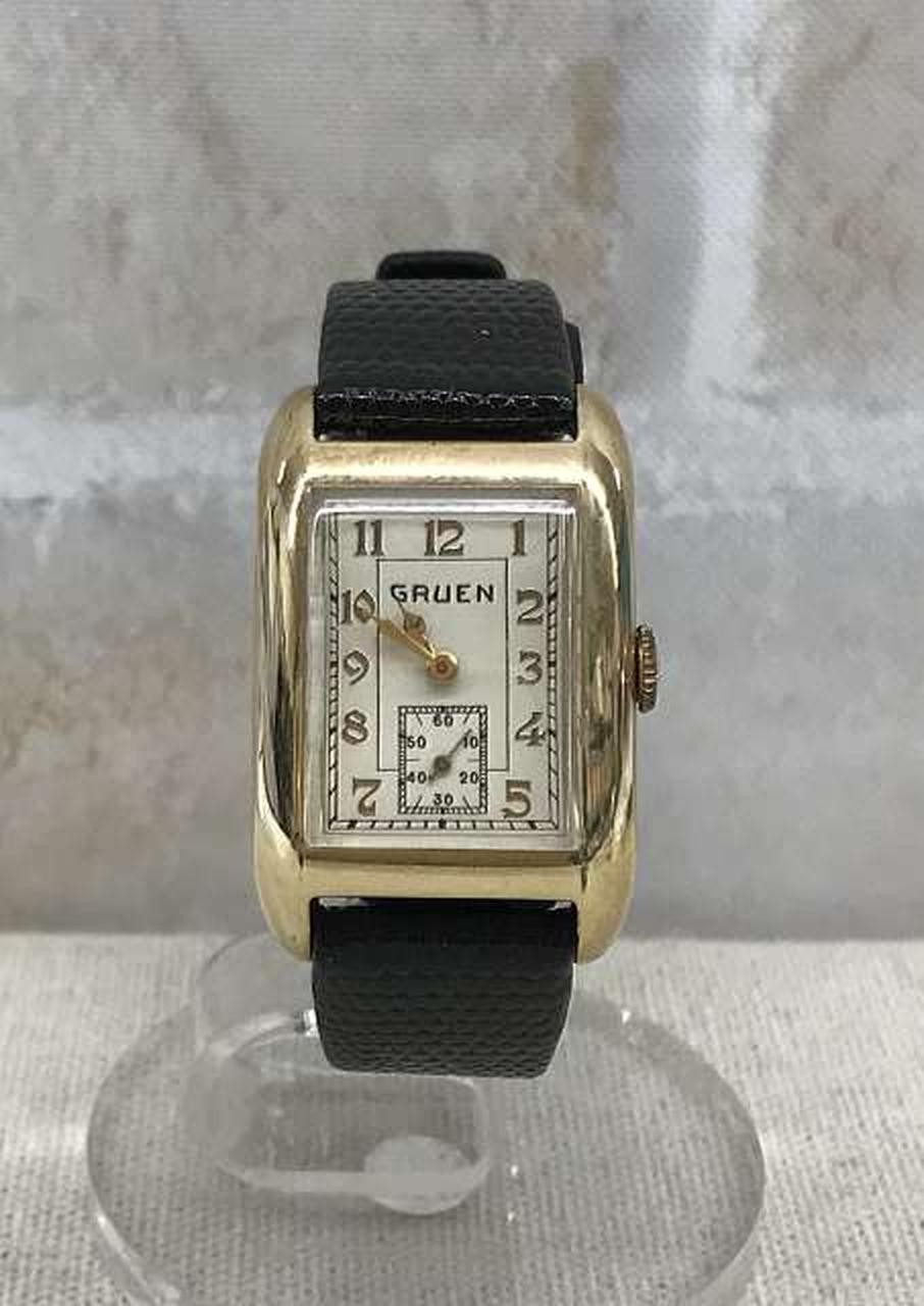 [A4N] Gruen Vintage Manual Winding Gold Filled Analog Dress Men Watch [b9x]
