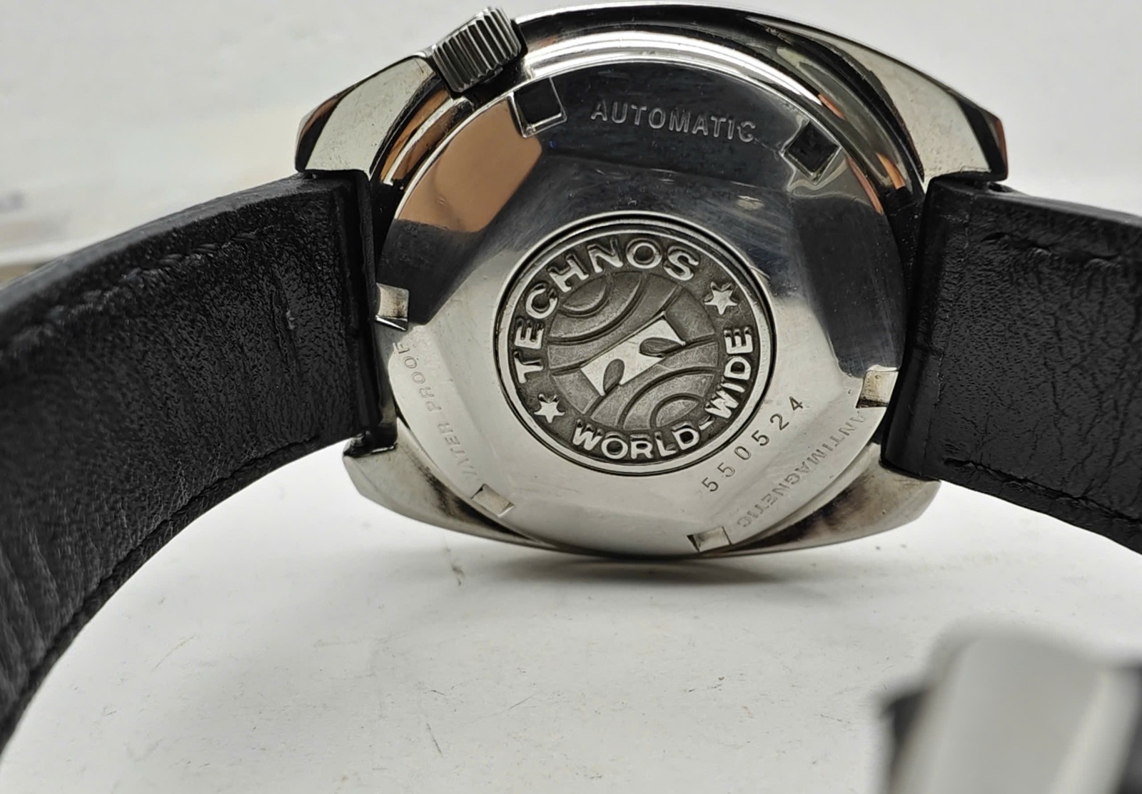 Vintage Technos Sky Eagle Automatic 2630 Day-Date Stainless