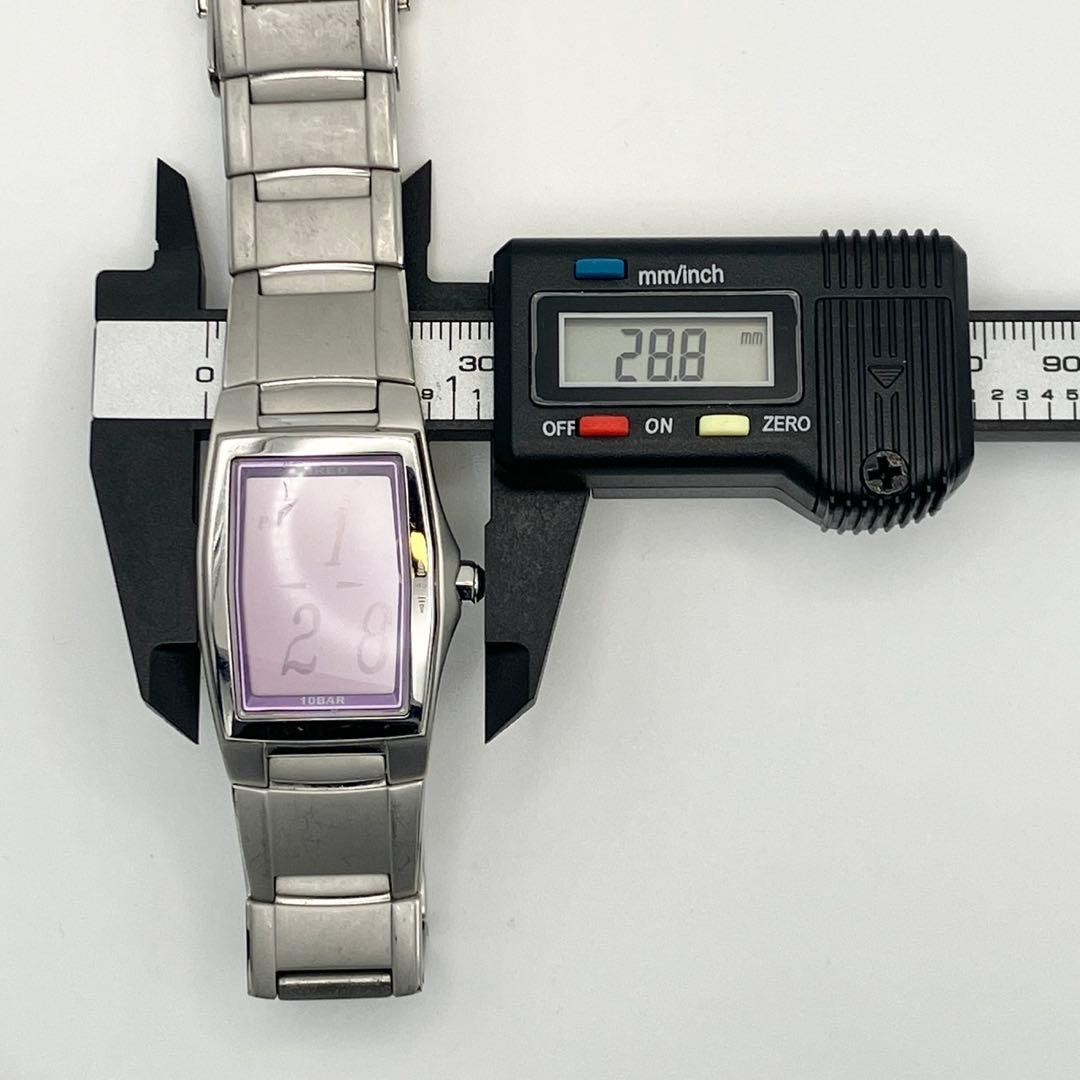 SEIKO ALBA WIRED Vertical LCD Display Watch, Pink Digital