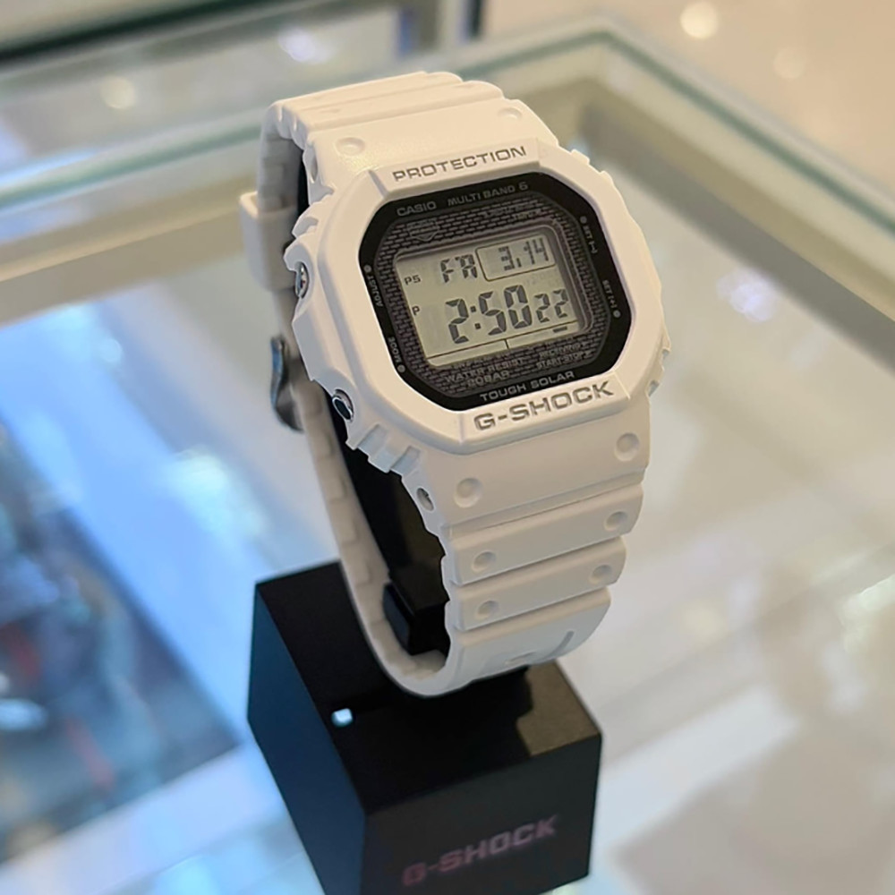 Casio G-Shock Monotone Square GW-5000HS-7DR Unisex Tough Solar Digital Watch
