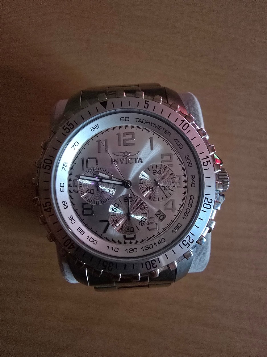 Invicta Specialty 6620 45mm Silver Stainless Steel Case and Strap Men’s…
