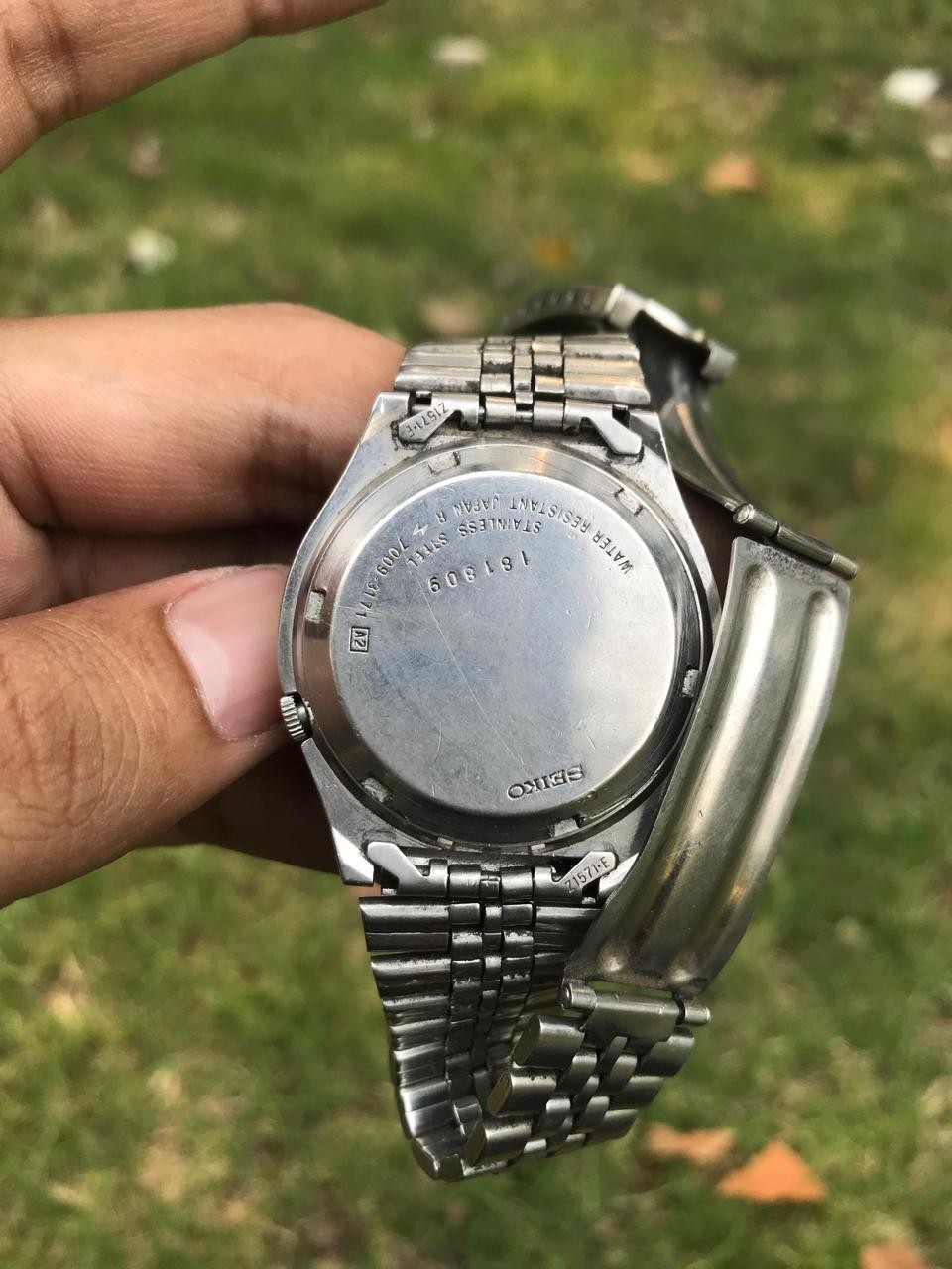 Vintage Seiko 5 “Spider Dial” Automatic 7009-3171 Day/Date 17J Men’s Watch