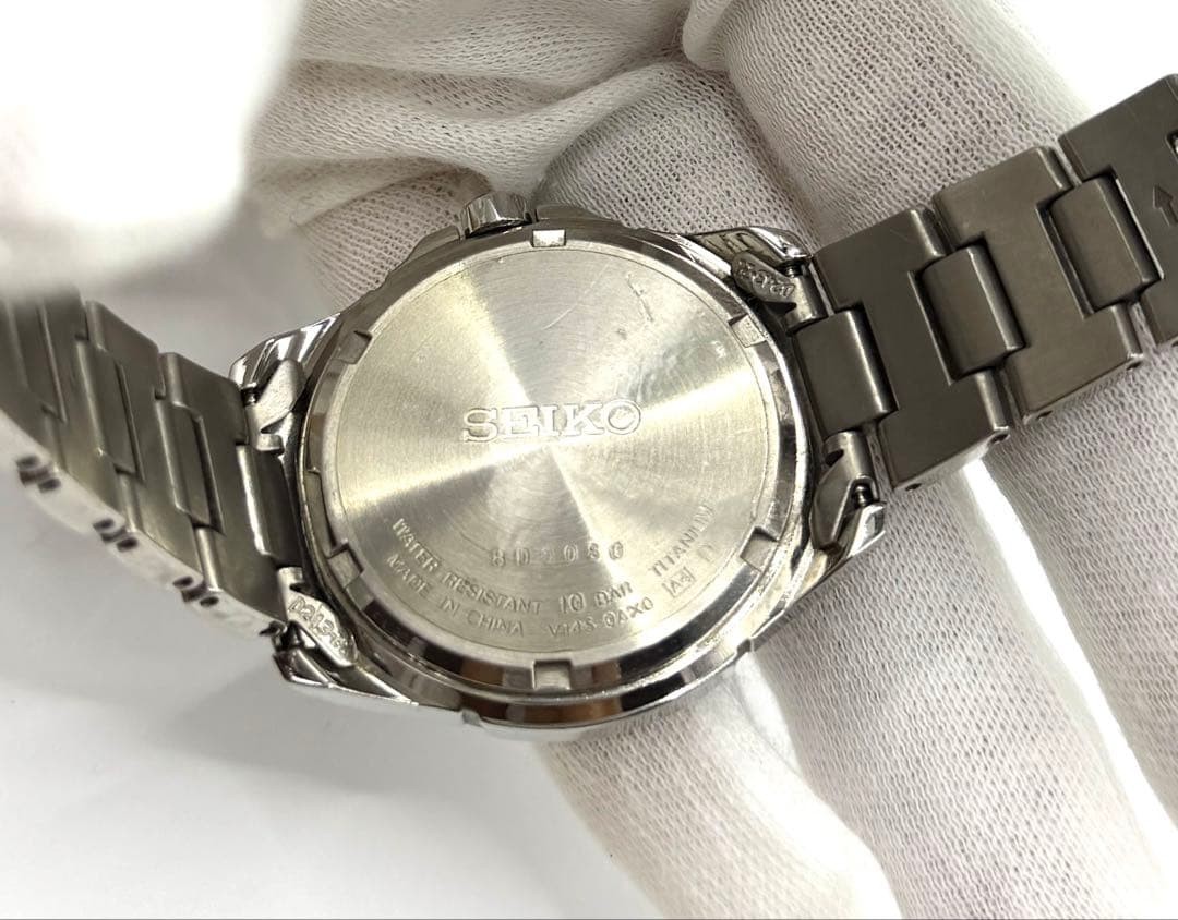 [Excellent Condition, Working] SEIKO V145-0AX0 Wristwatch