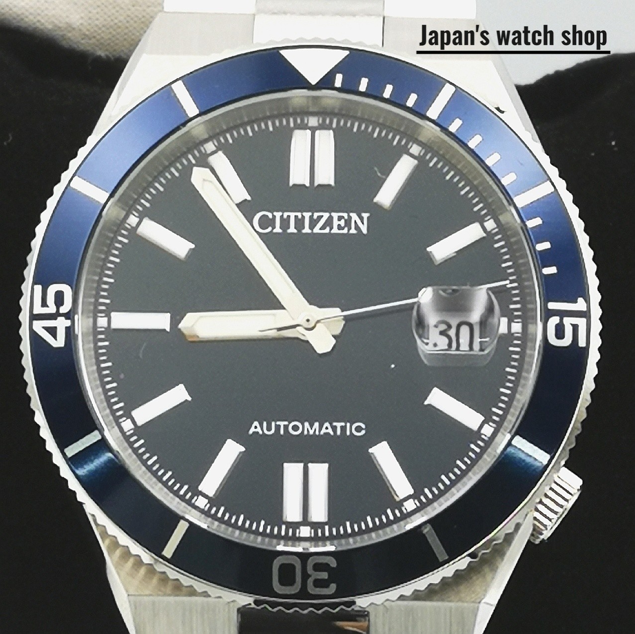 CITIZEN TSUYOSA NJ0230-59L Black Automatic Sapphire Men’s Watch New in Box