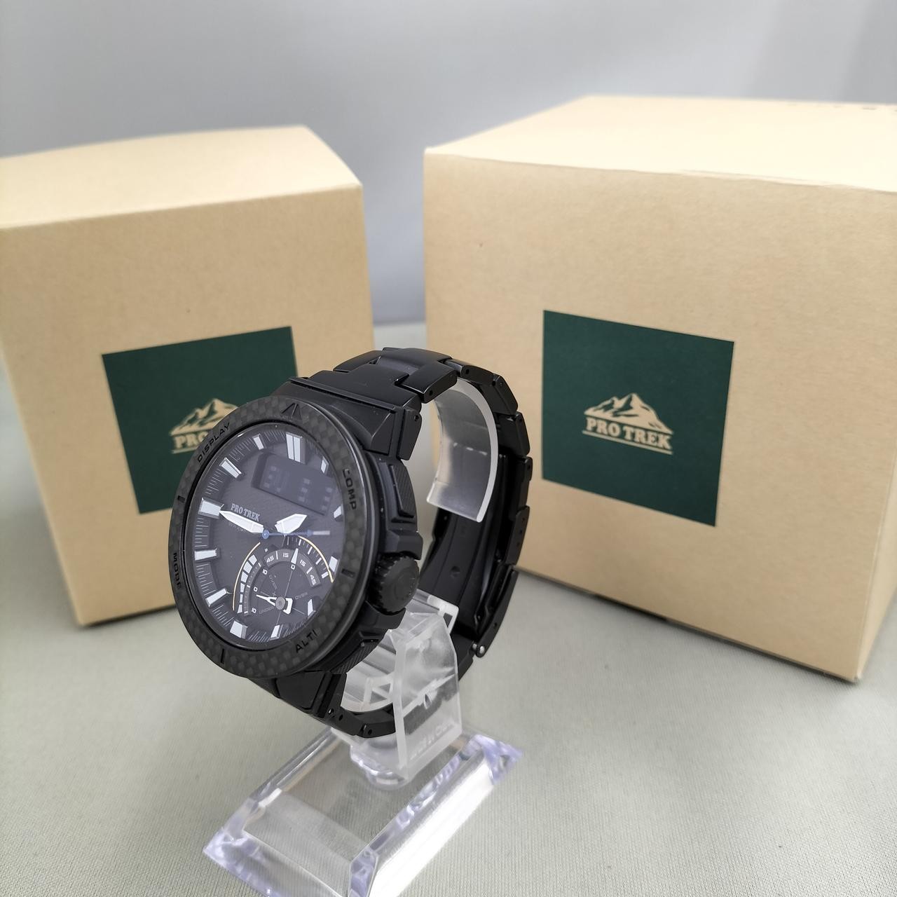[A4N] Casio Pro Trek PRW-73XT Tough Solar Radio Titanium Men Watch [n5x]
