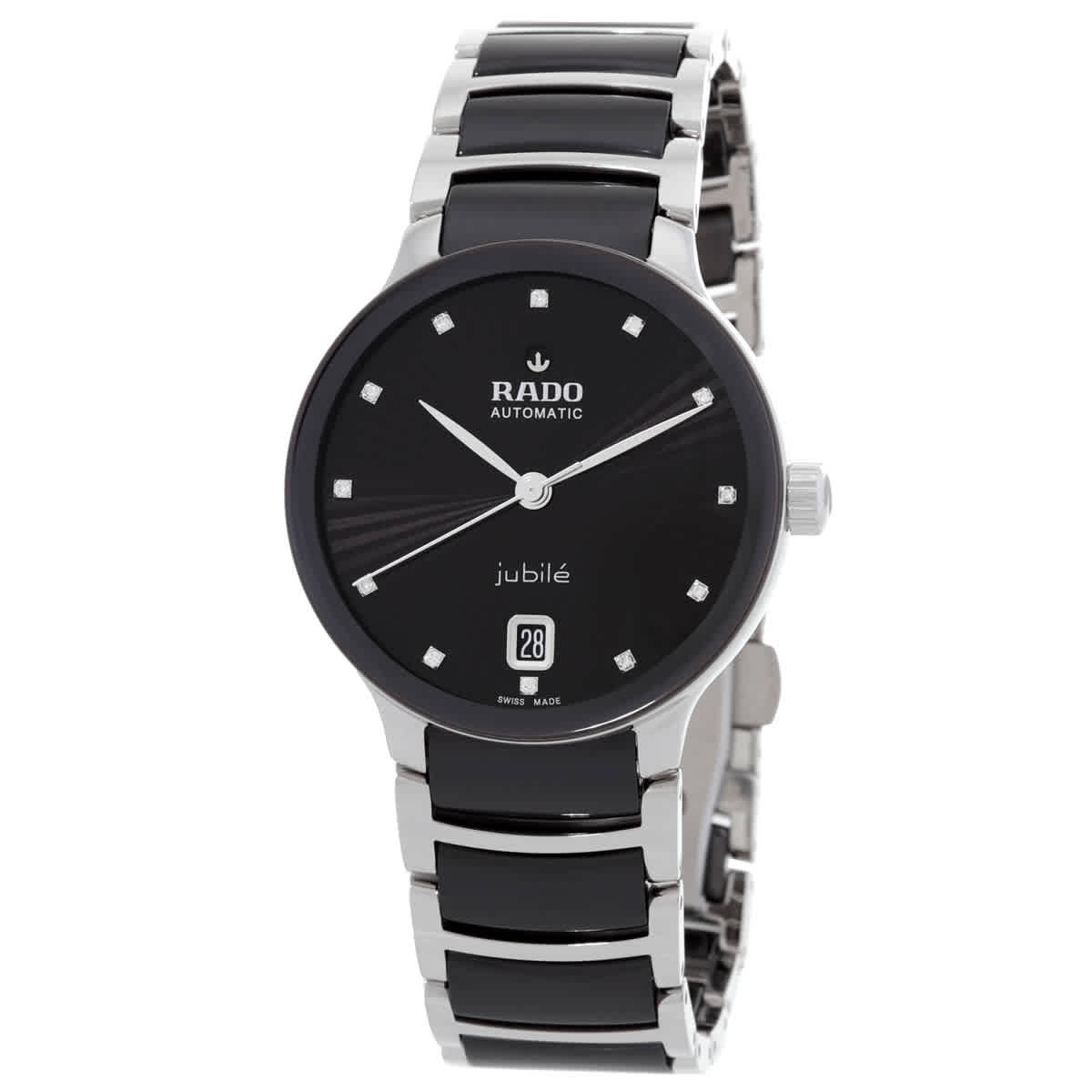 Rado Centrix Diamonds Automatic Black Dial Ladies Watch R30031742