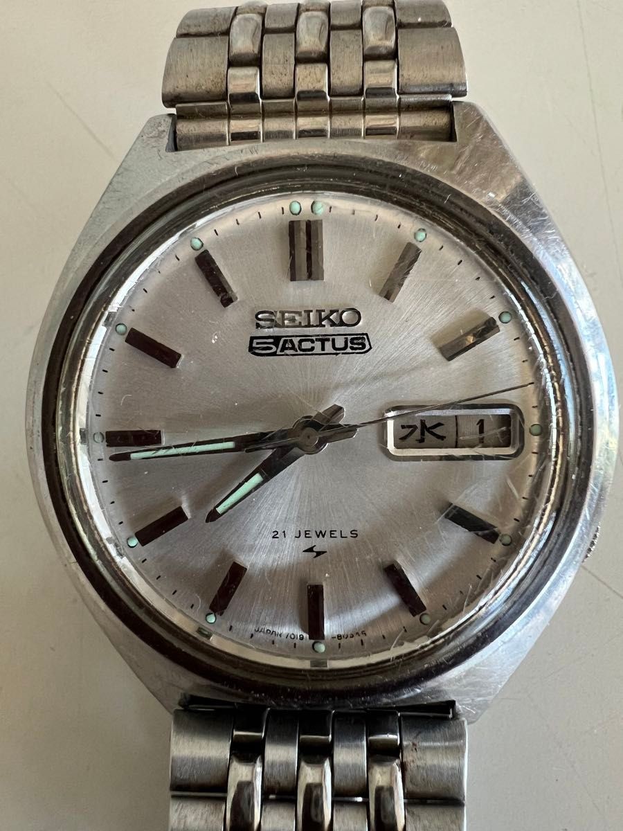 SEIKO 5 ACTUS 21 JEWELS Automatic Vintage Working Condition