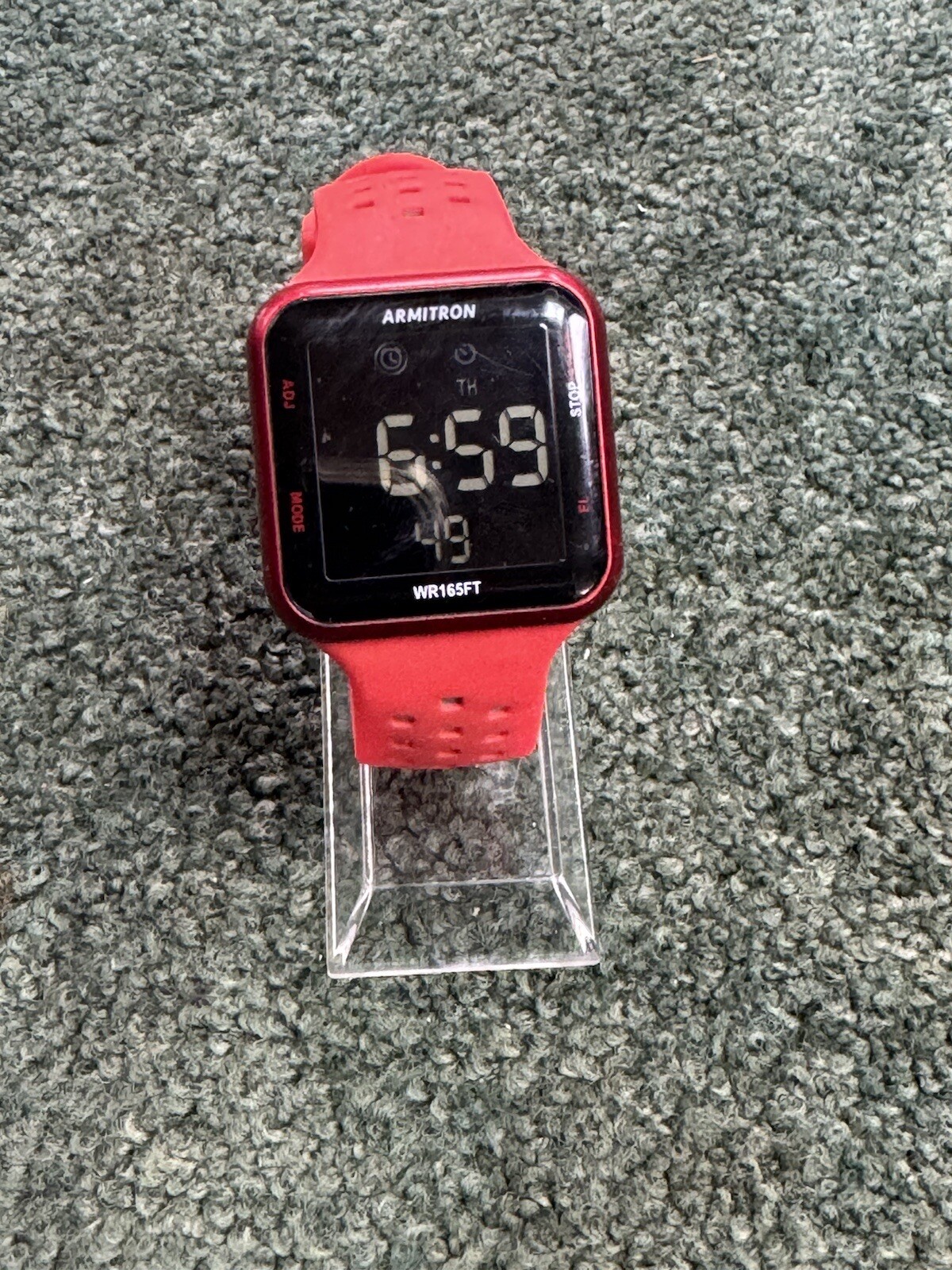 Armitron Prosport digital watch ZM1212 Red