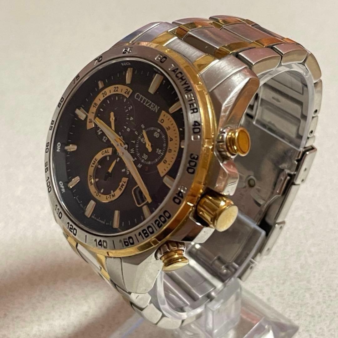 Citizen Promaster E610 Two-Tone Combi Chronograph Used from Japan