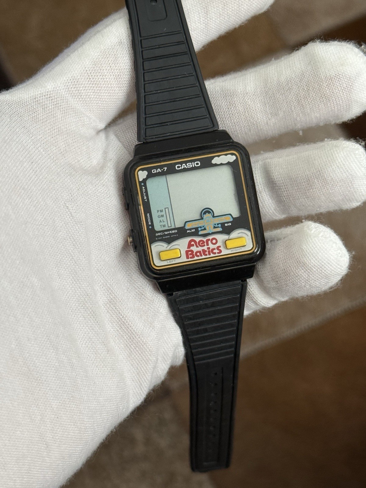 Rare Vintage Casio Aero Batics GA-7 Digital Game Watch Module 688 JDM 1980s