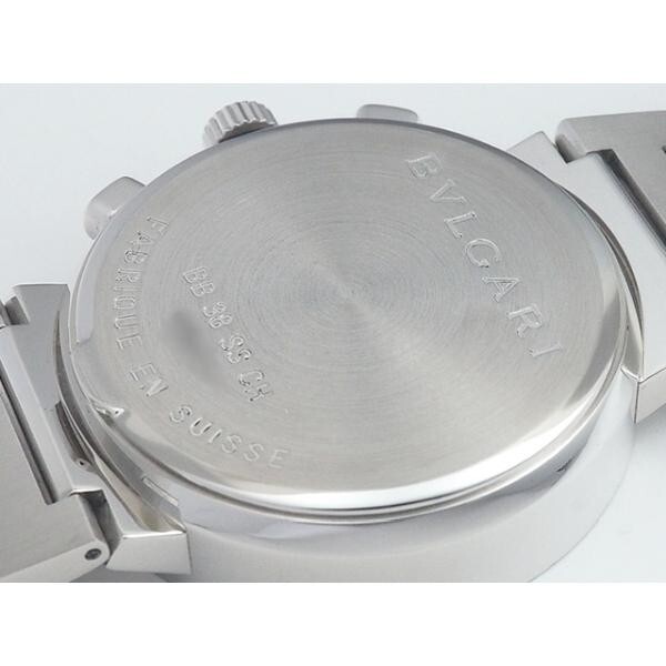 Bvlgari Chronograph BB38SSCH BB38WSSDCH Automatic White Dial 38mm Men’s Watch