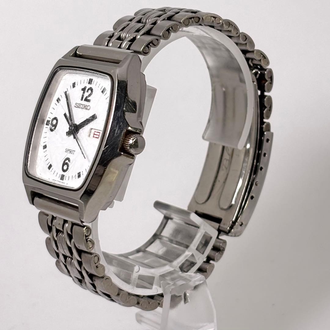 [Working Condition, New Battery] Seiko Spirit Vintage Watch, Tonneau Shape Wrist