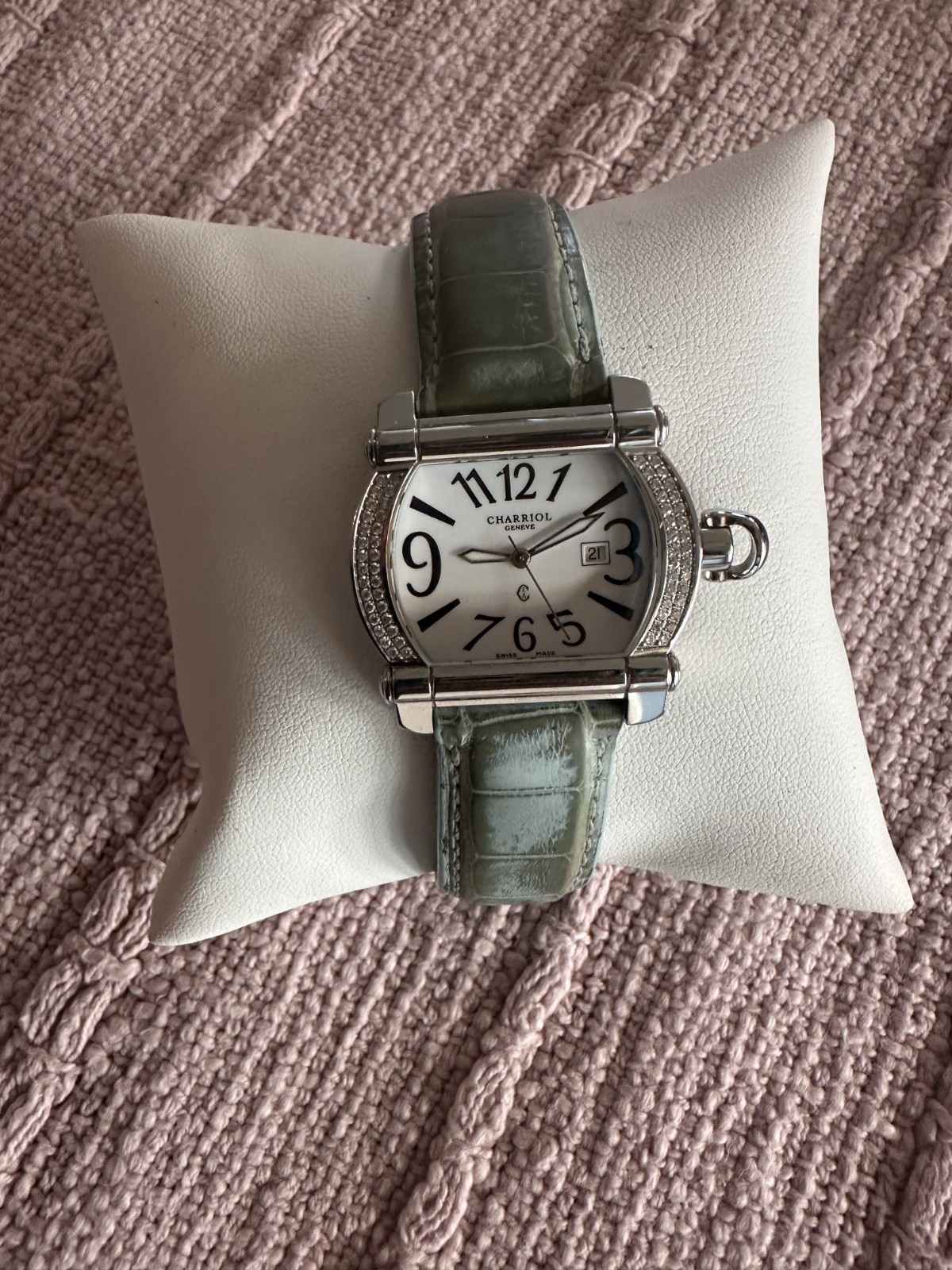 Authentic Philippe Charriol Actor Diamond Bezel Swiss Quartz Watch – CCHTL