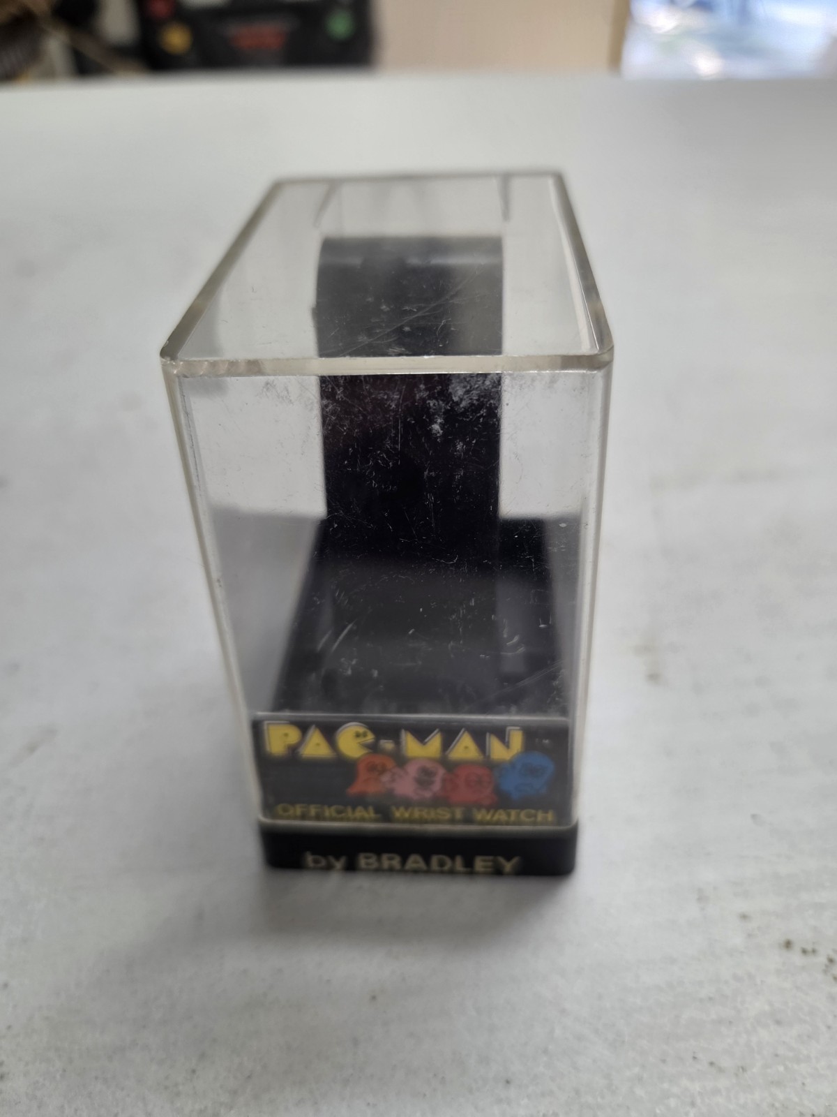 Rare 1980s Ms. Pac-Man Bradley Wrist Watch Case Vintage Collectible NO WATCH
